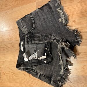 PacSun Charcoal Jean Shorts